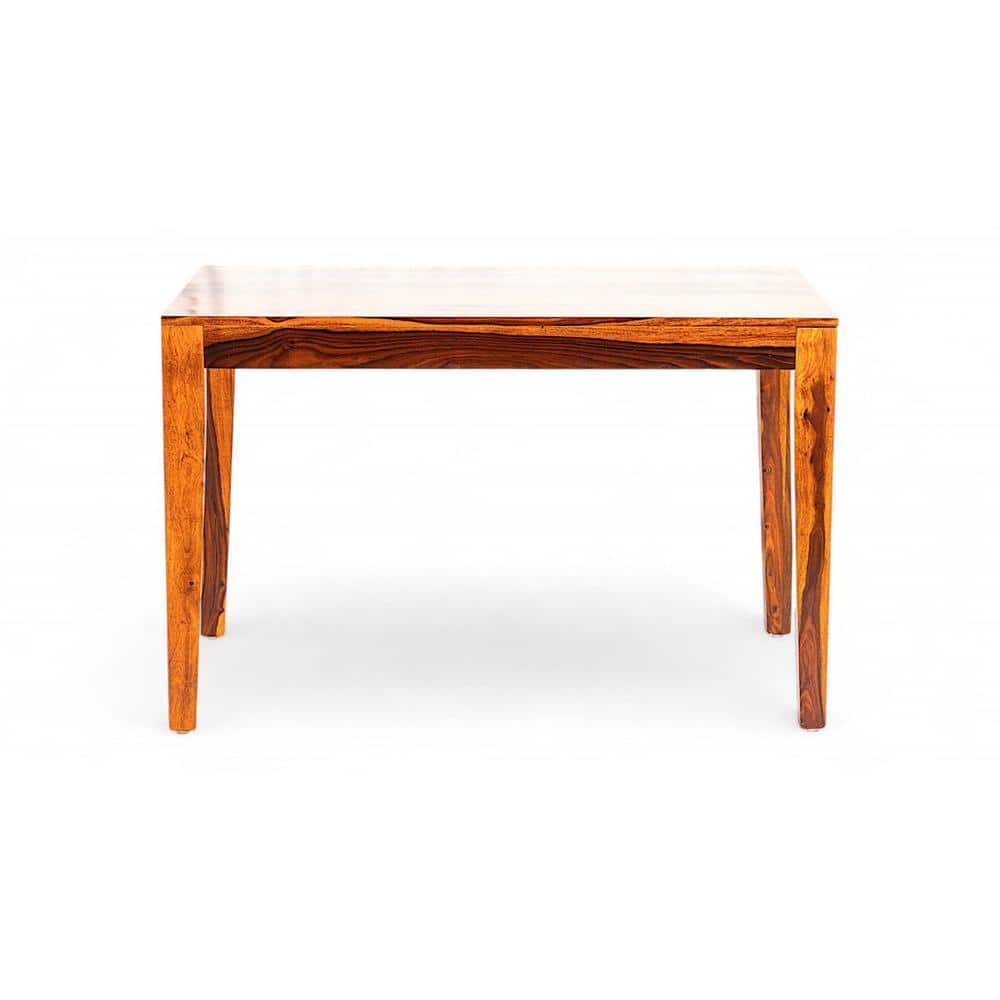 Oakmont Sheesham Wood 4 Seater Dining Table In Pine Finish