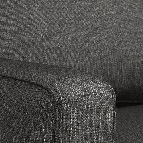 Apollo Sofa (Colour : Steel, Cushion : Hard, Back Type : High Back, Seating Capacity : Right Aligned 3 Seater + Right Aligned Chaise)