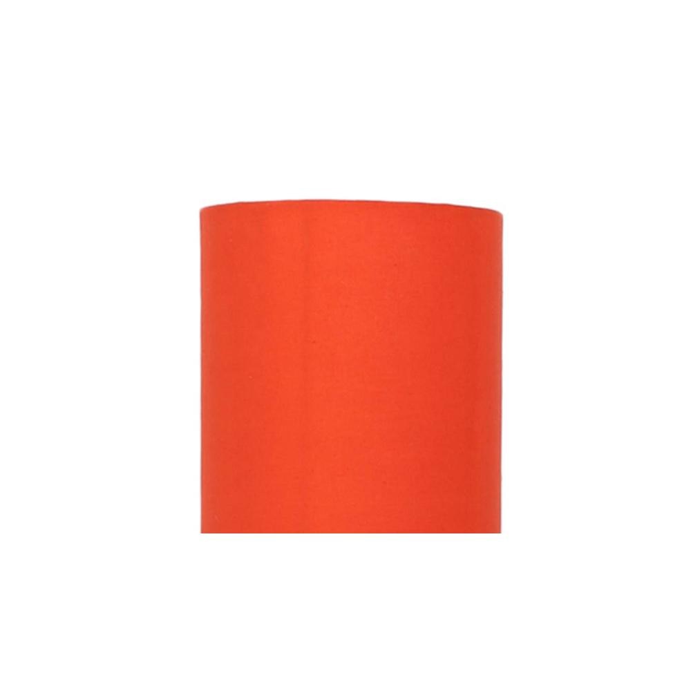 Charlize Orange Cotton Shade Floor Lamp
