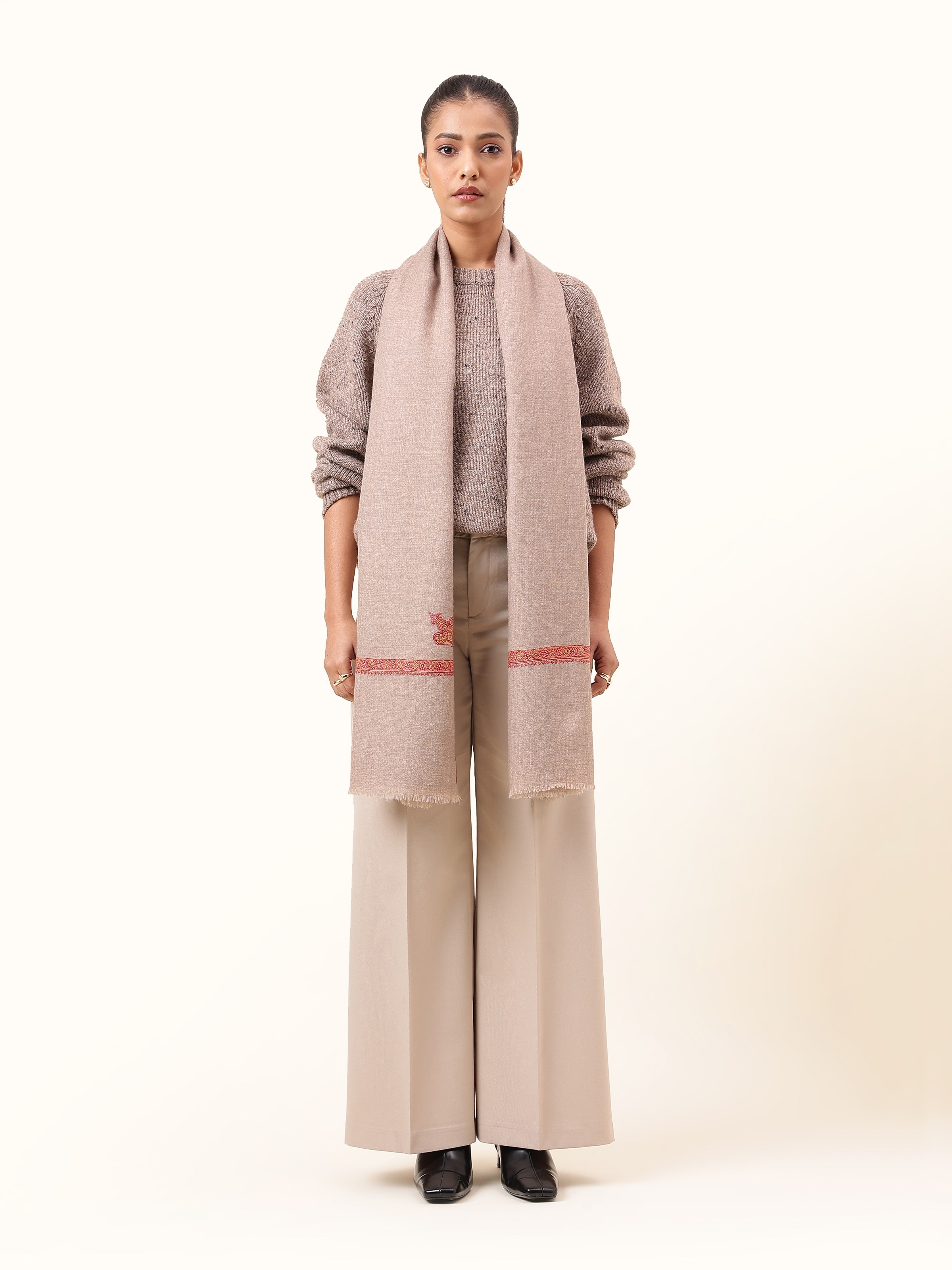 Parisa Pashmina Sozni Embroidered Shawl