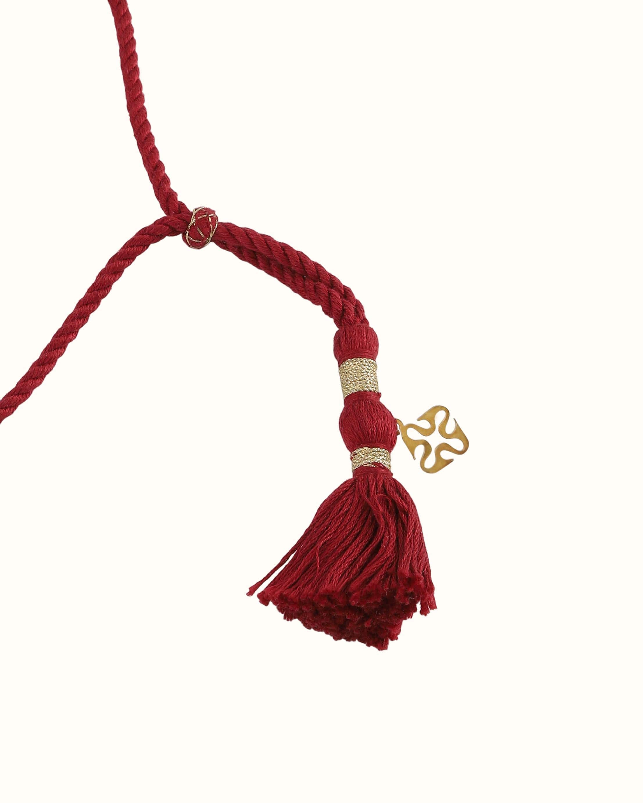 Guttapusalu Silver Long Necklace