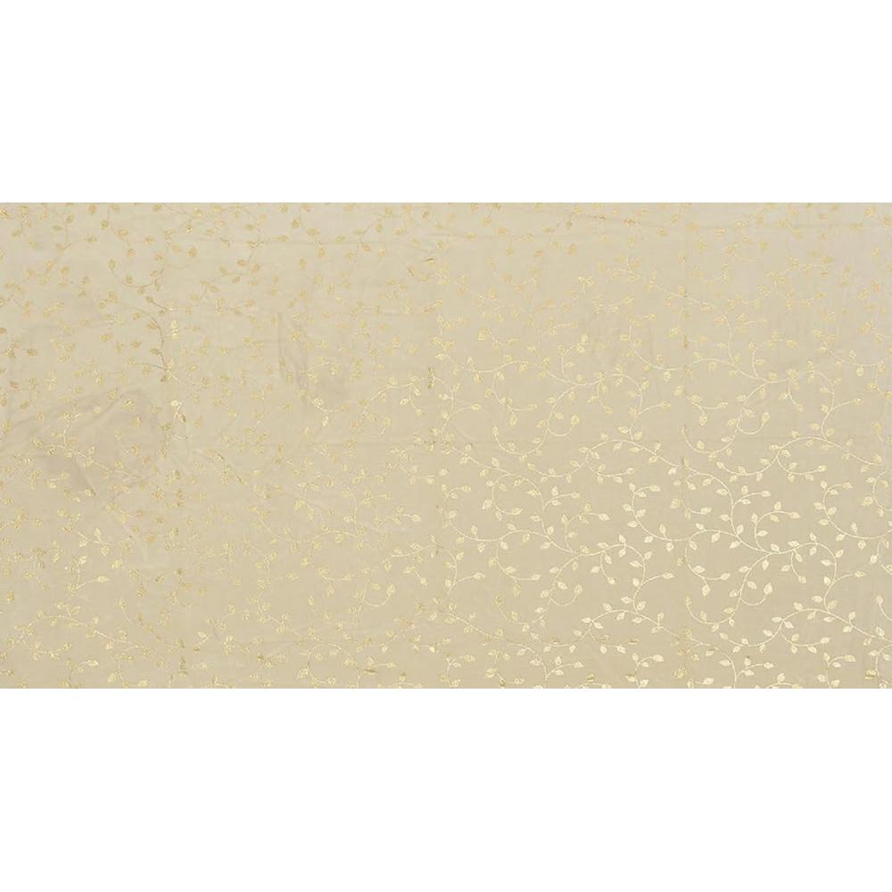 Velvet Golden Foil Pack of 2 Pieces Blackout Window Curtain