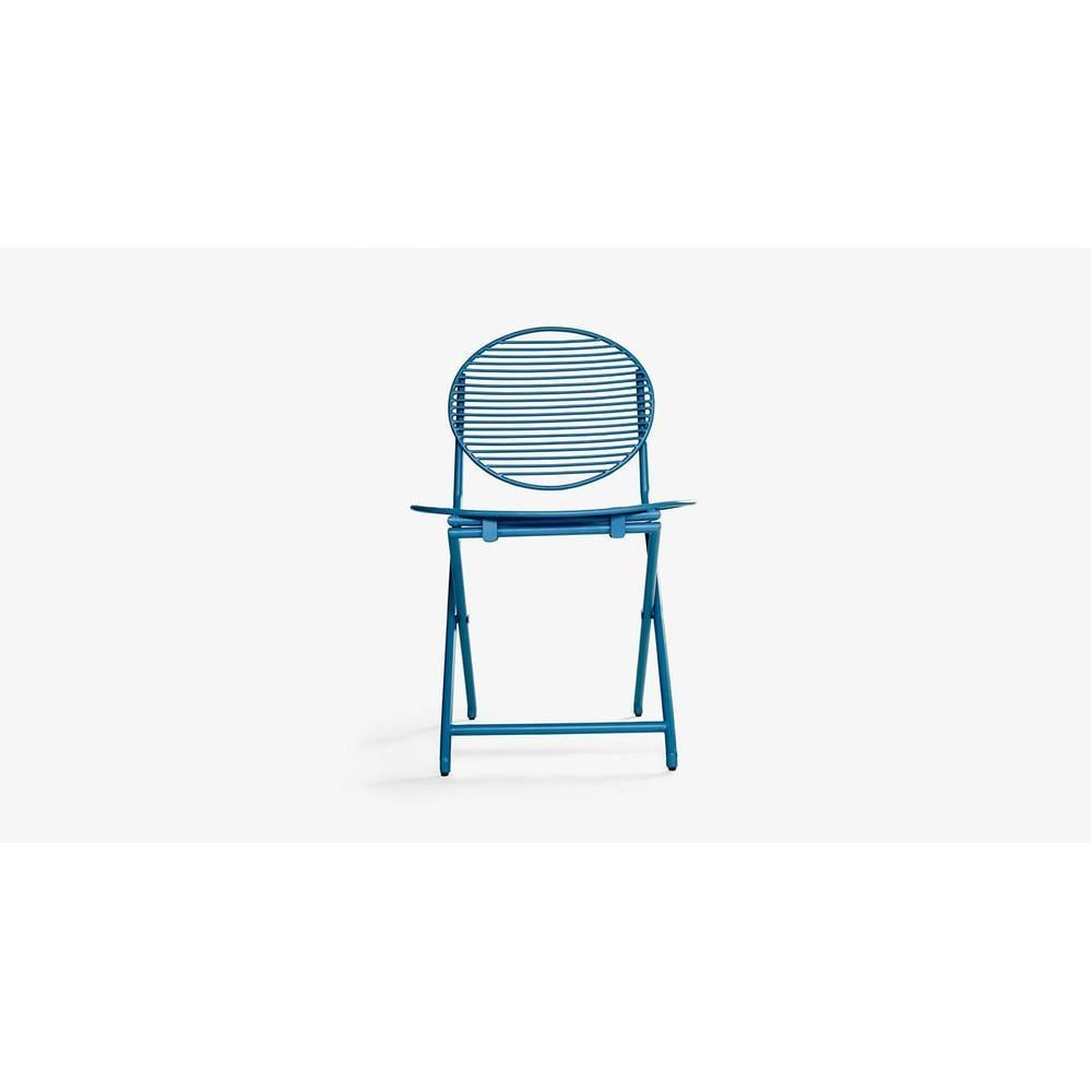 Patio Blue Folding Chair