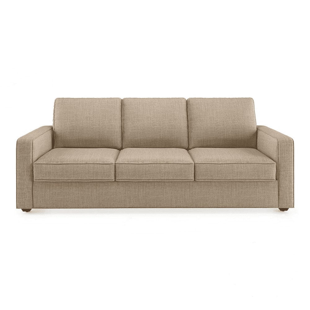 Apollo 3 Seater Fabric Sofa in Sandshell Beige Colour