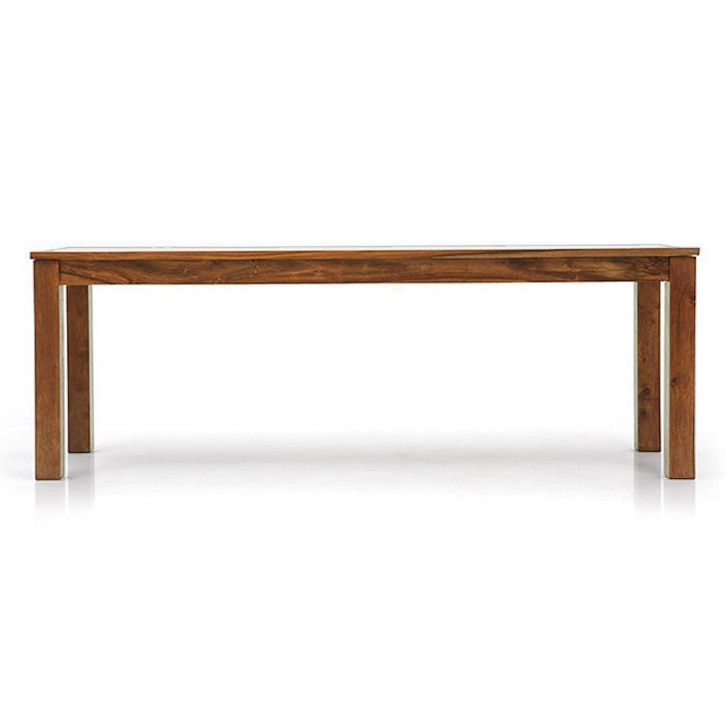 Capra Dining Bench In Teak Finish
