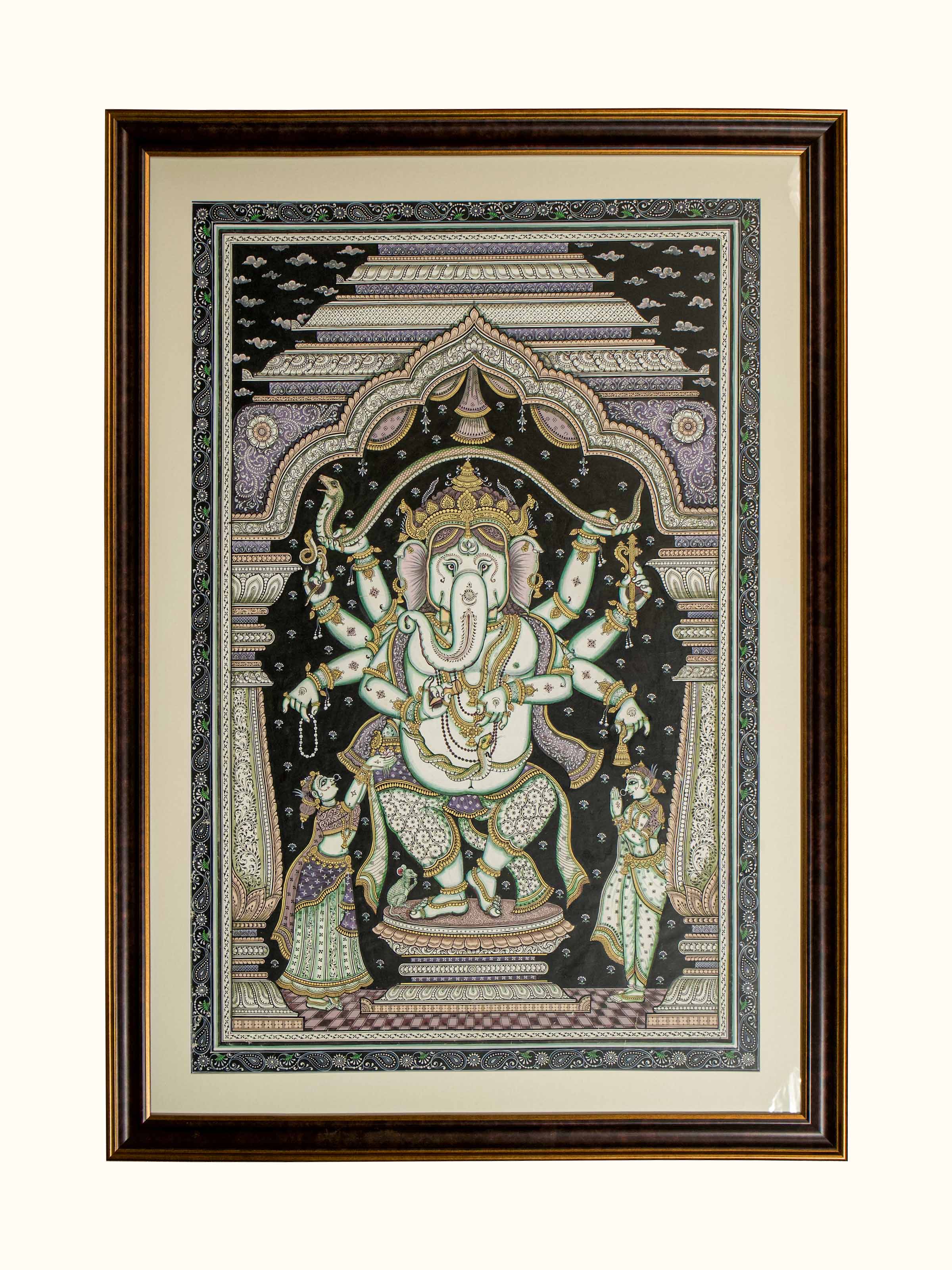 Ganesha Pattachitra Painting
