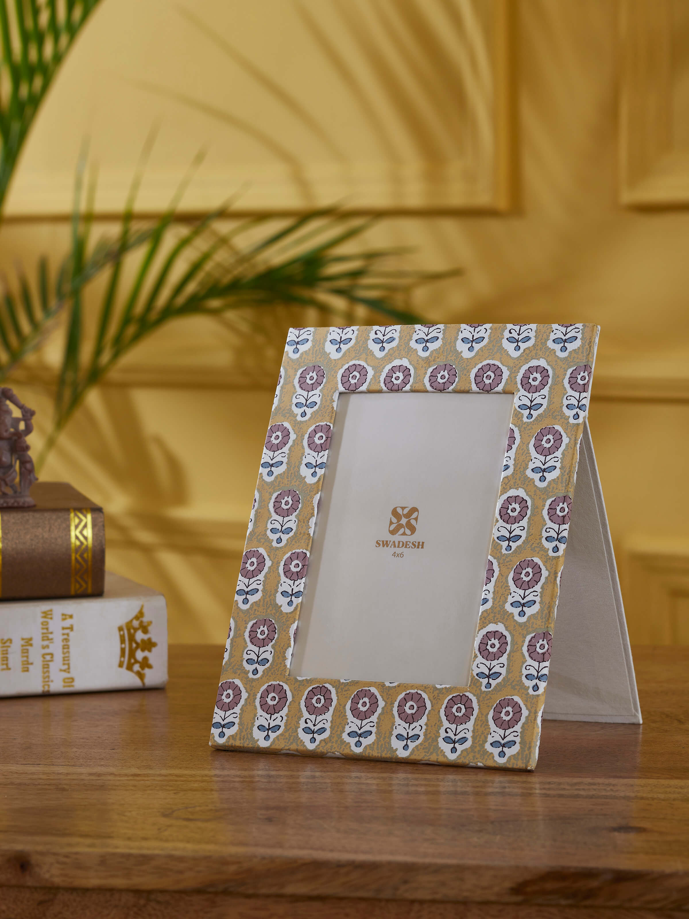 Lifestyle view of Handmade Paper Photo Frame