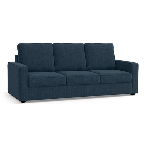 Apollo Compact Sofa Set (Colour : Indigo Blue, Cushion : Hard, Back Type : High Back, Seater : 3+2+1)