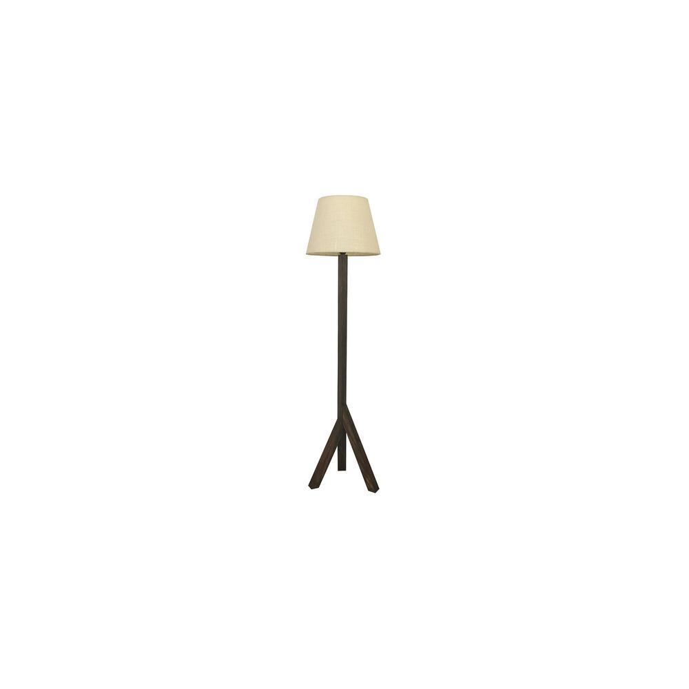 Trinca Beige Jute Floor Lamp with Beige Jute Base