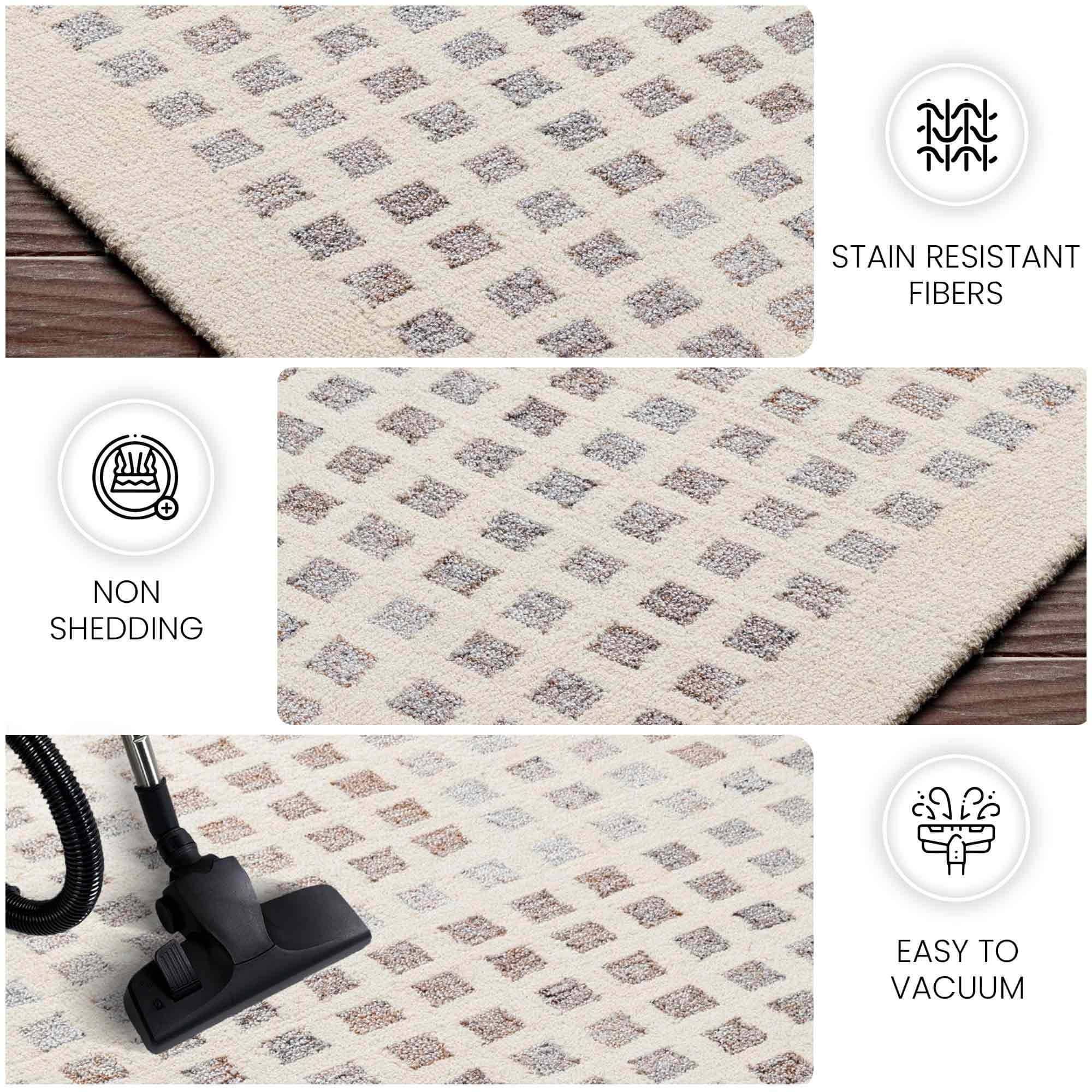 Geometric & Stripes Ottawa Wool Rug