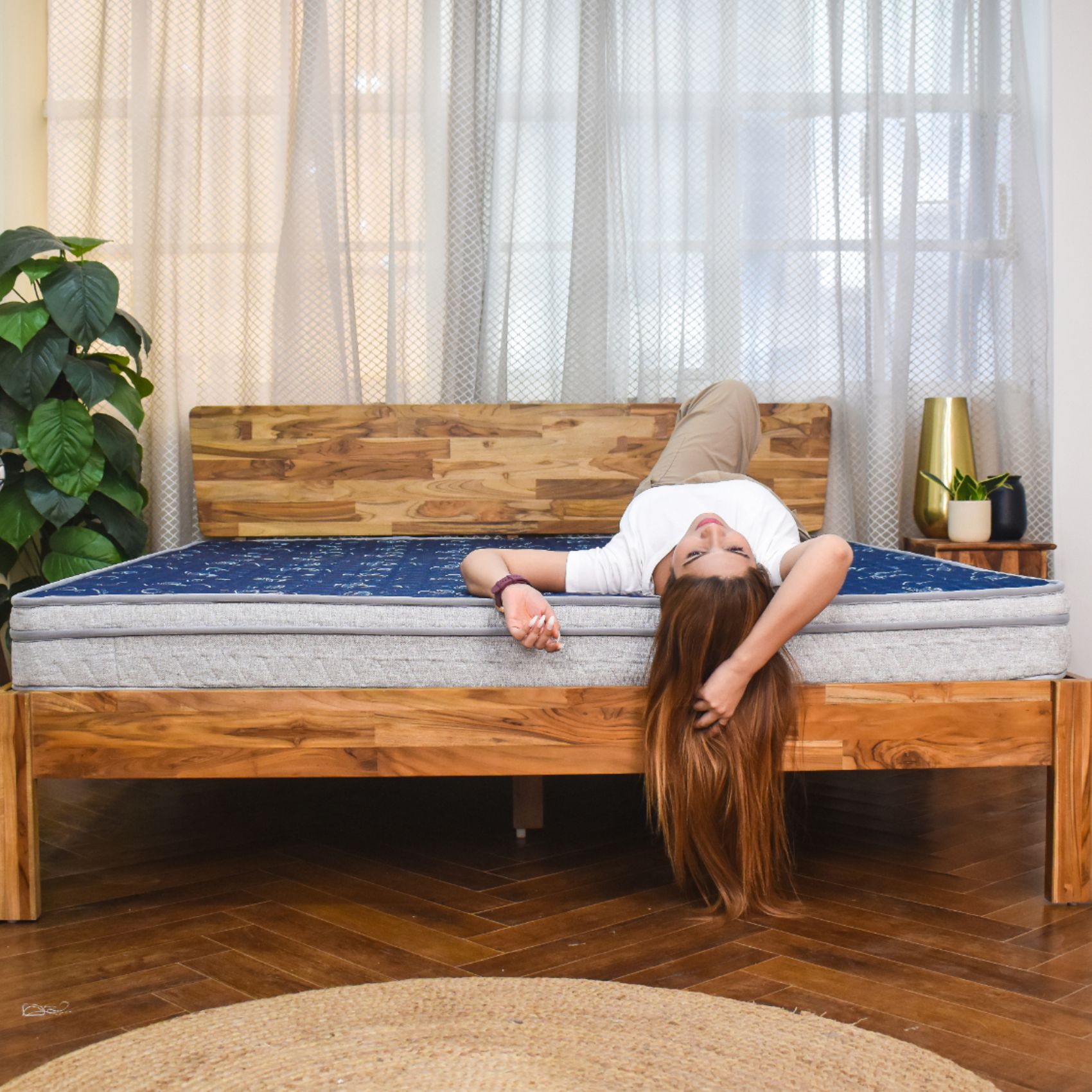 Luxurino Pillow Top With Ispt Tech.
 (78 x 42 in, 5 Inches) - Coirfit