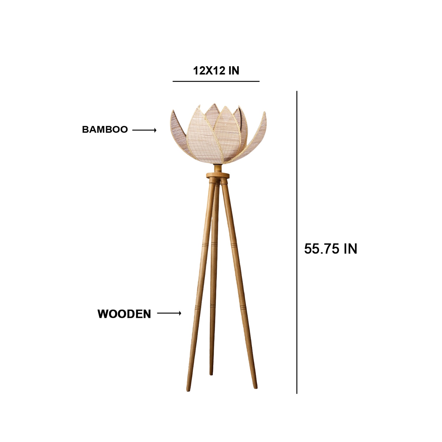 Devansh Tripod Floor Lamp