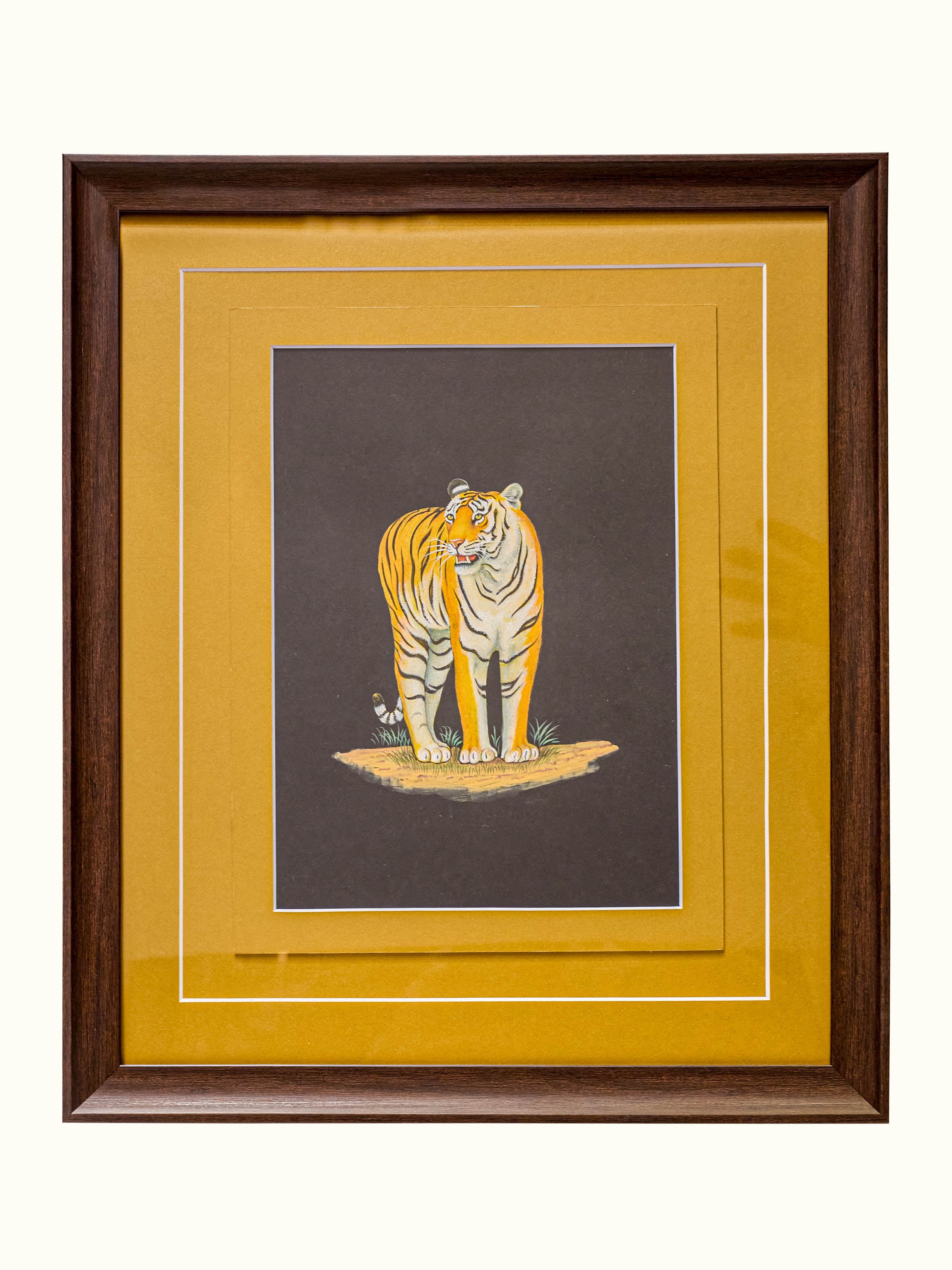 Tiger Miniature Painting