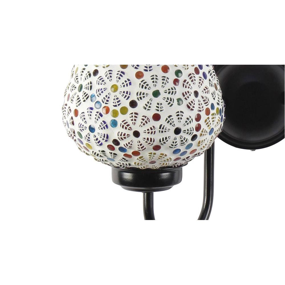 Michael Multicolour Glass Wall Light