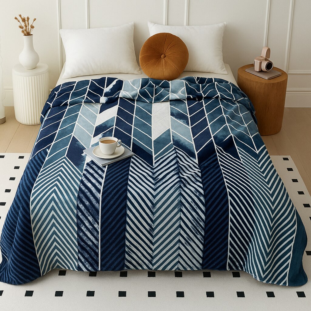 Silky Touch Premium Super Soft Cozy Doube Bed Blanket 240 X 220 Cms  330 Cms