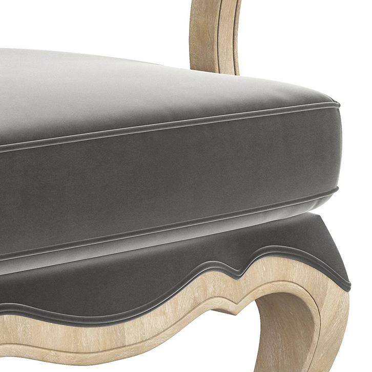 Helena Lounge Chair in Grey Colour