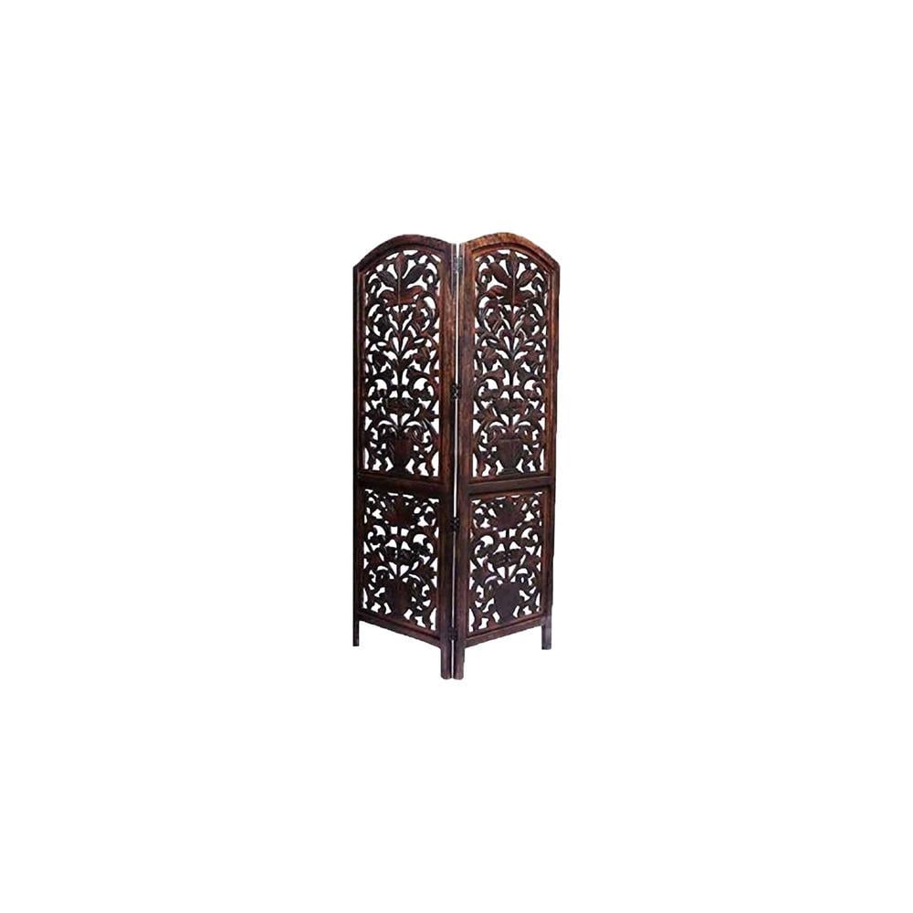Floretta Solid Wood 4 Panel Room Divider
