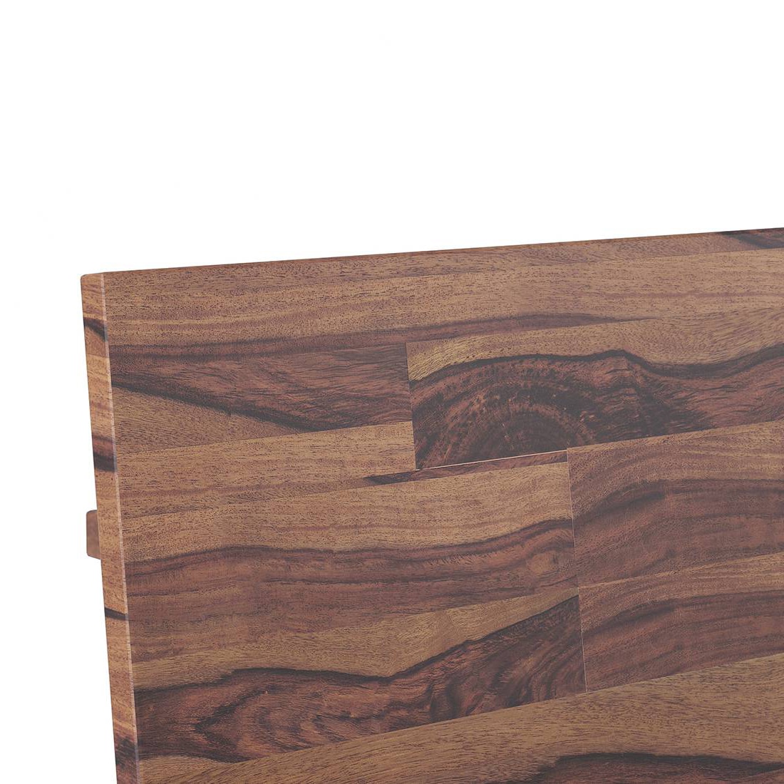 Boston Solid Wood Queen Size Drawer Storage Bed In Teak Finish