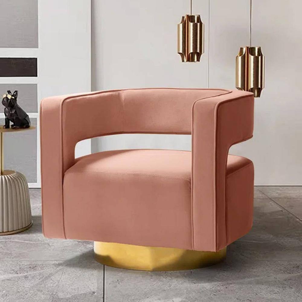 Alson Accent Chair in Pink Colour