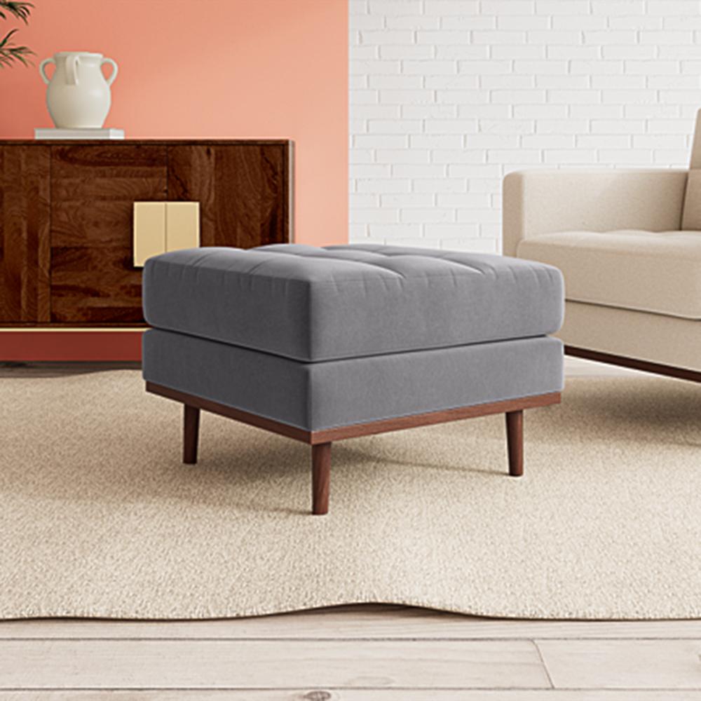 Berlo Ottoman Color in Dark Grey