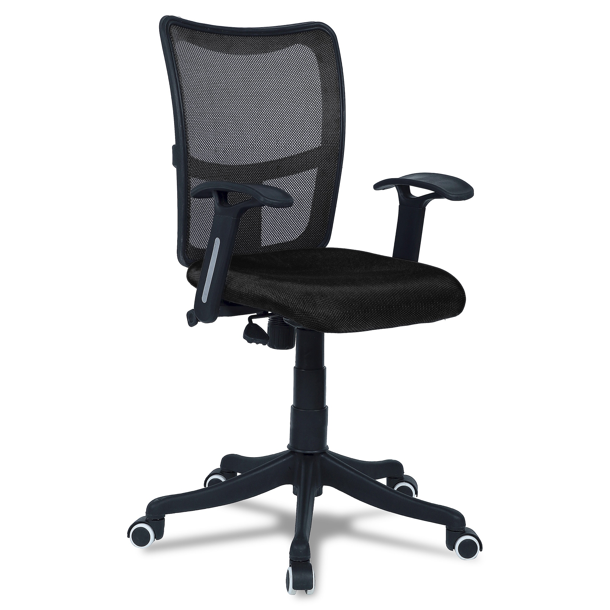 Eexcaeal Mid Back Ergonomic Chair in Black Colour