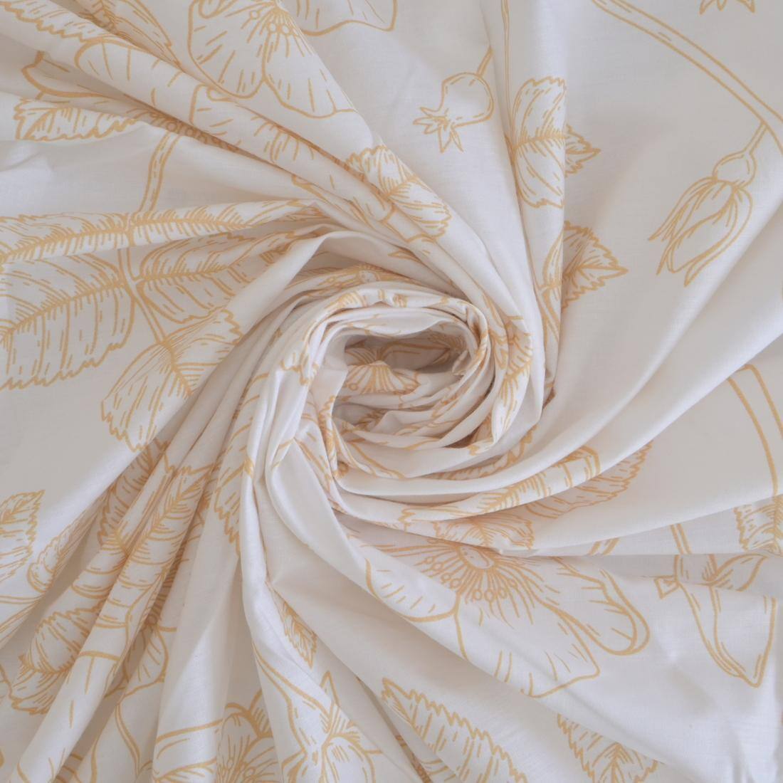 Threads Silky Touch Premium Super King Size Flat Bedsheet 275 x 275 cms