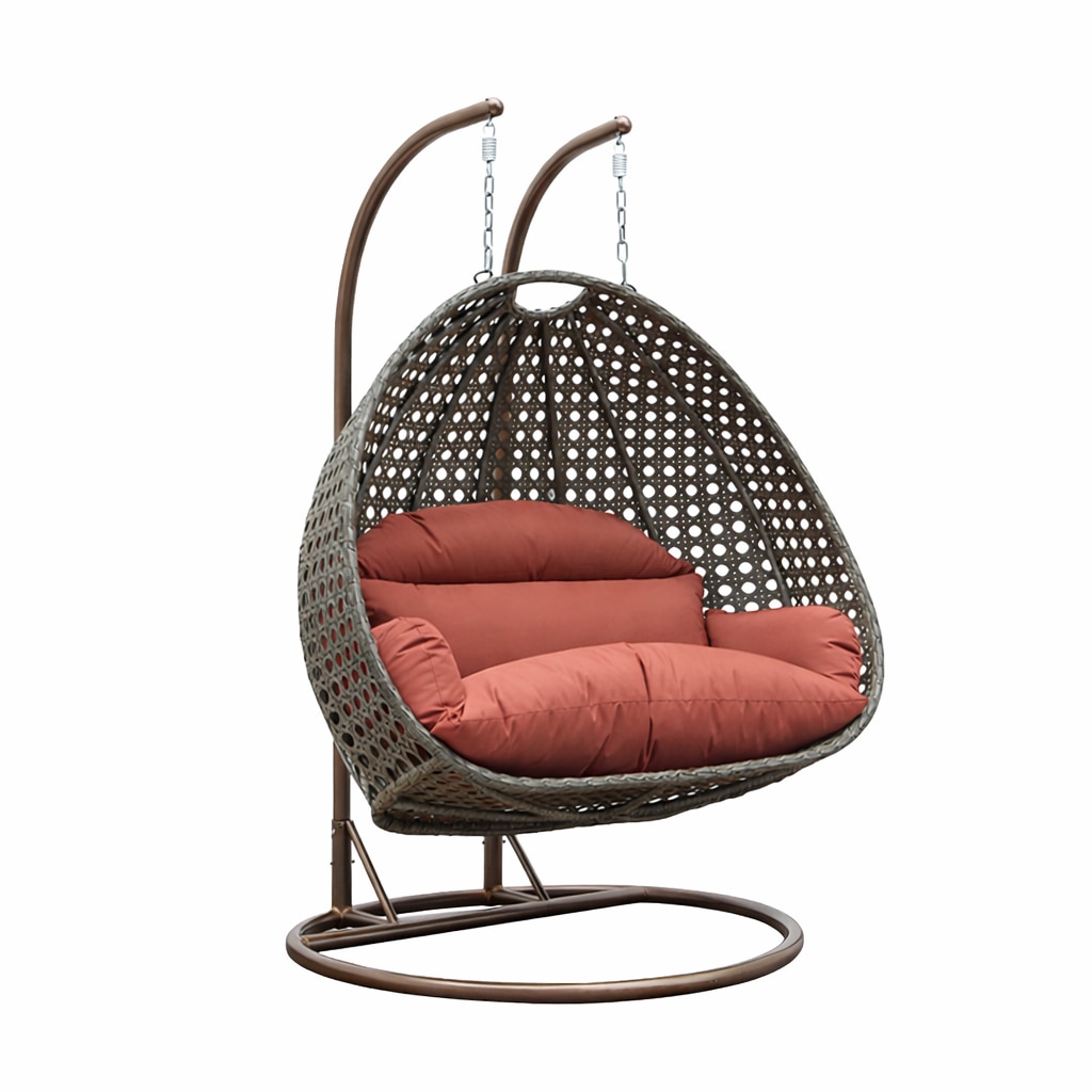 Shiloh Metal Swing in Grey Color - with Stand - Carrybird