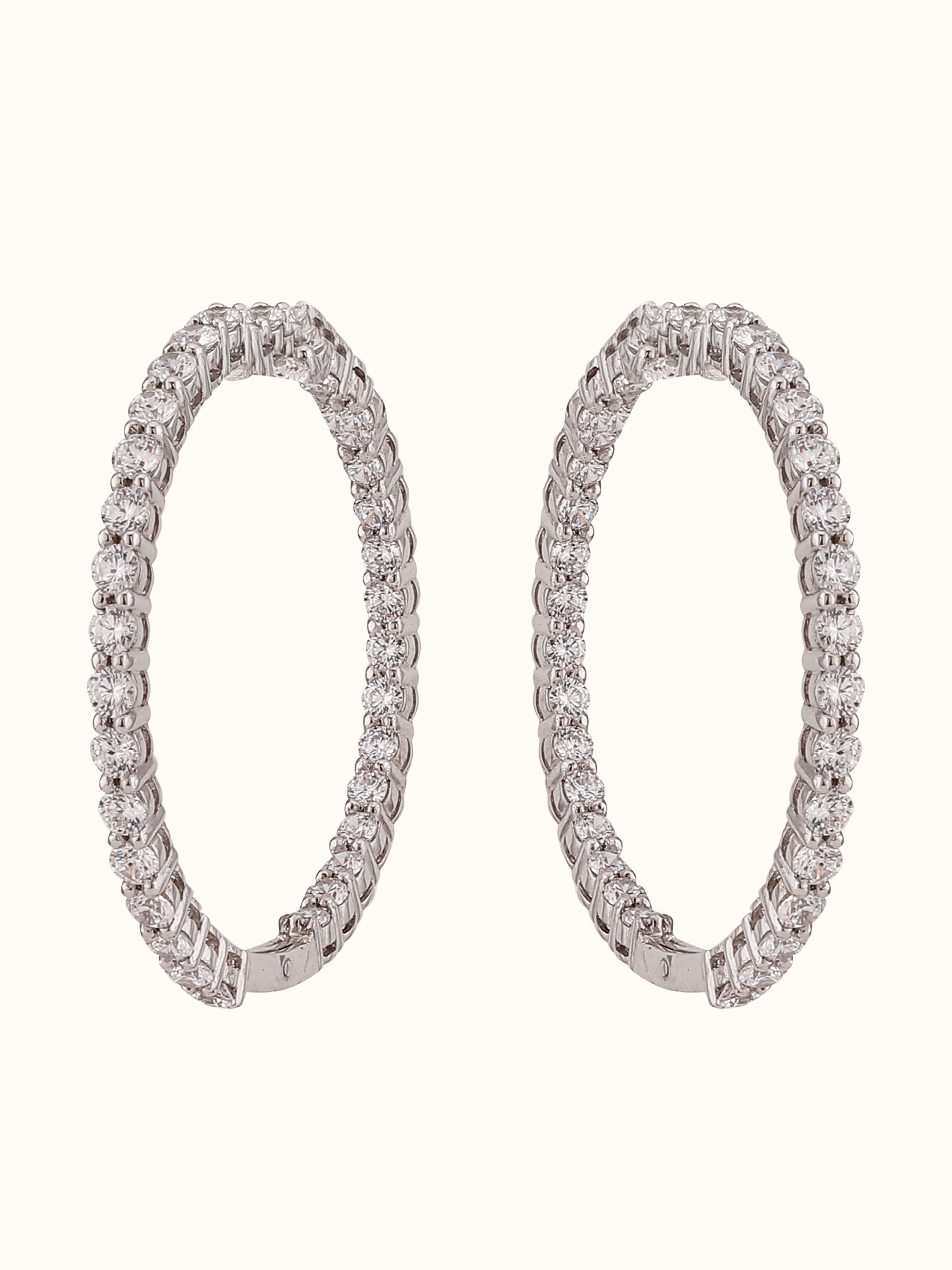Silver Smithing Silver Hoop Earrings