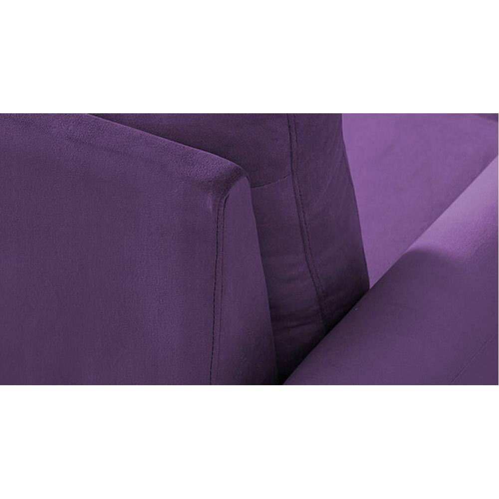 Scarlet Solid Wood Sofa cum Bed in Purple
