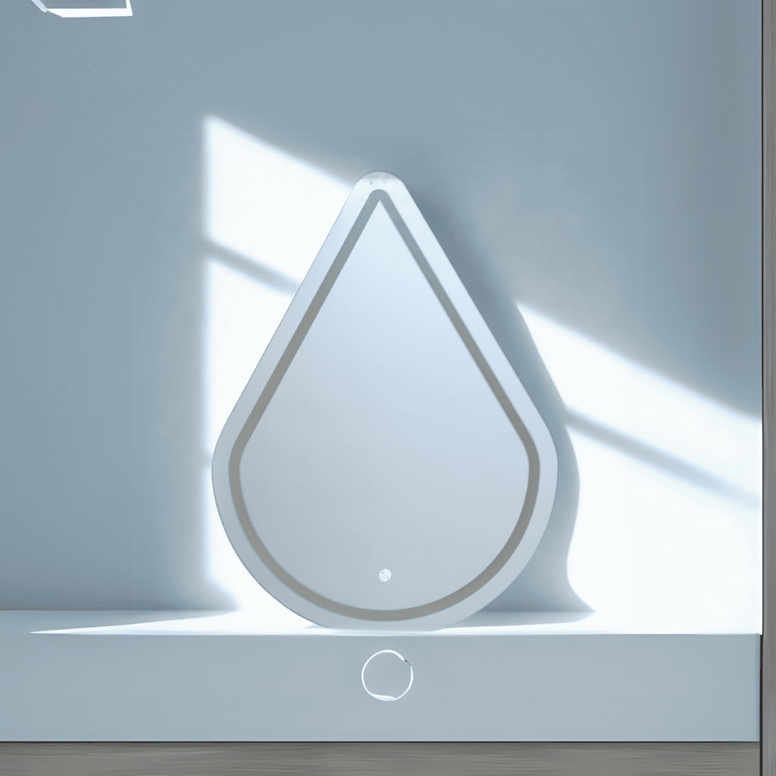 LED Water Drop Mirror Light - Modern and Stylish Illuminated  Mirror