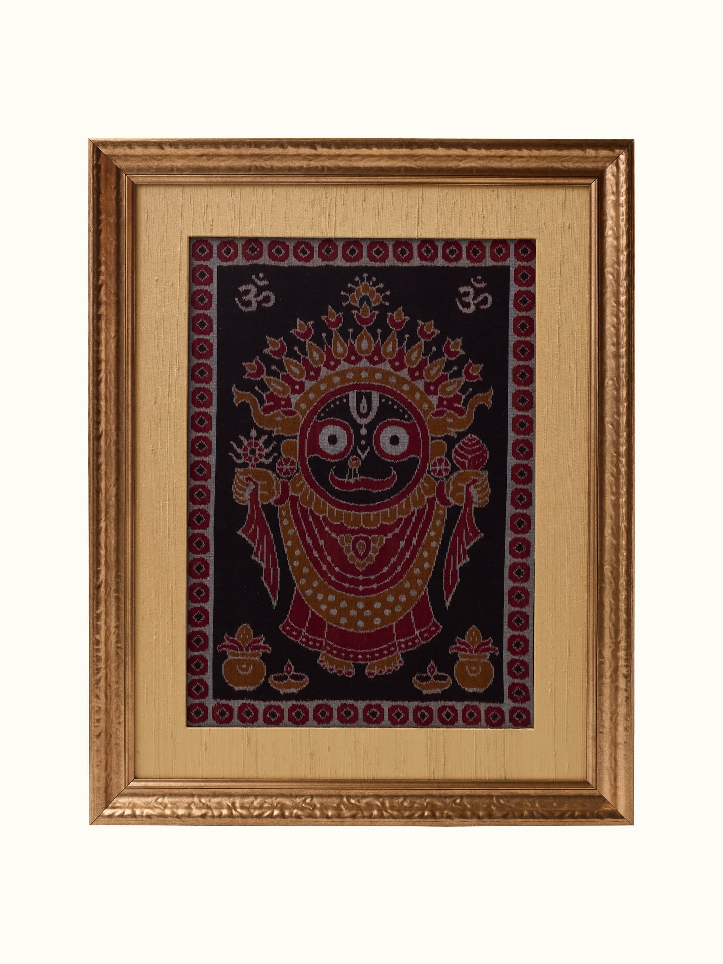 Jagannath Ikat Silk Wall Hanging