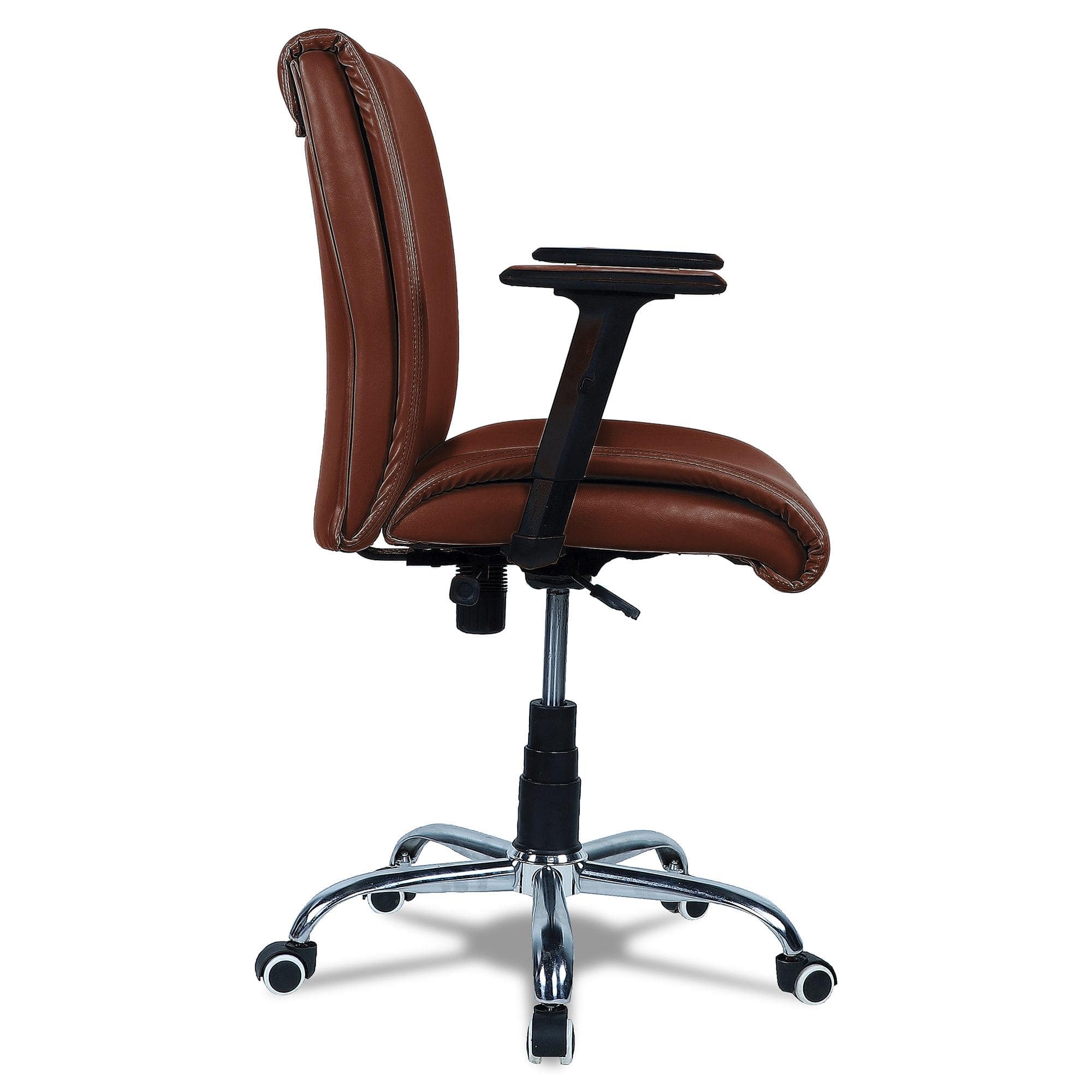 Teaauras High Back Executive Chair in Brown Colour