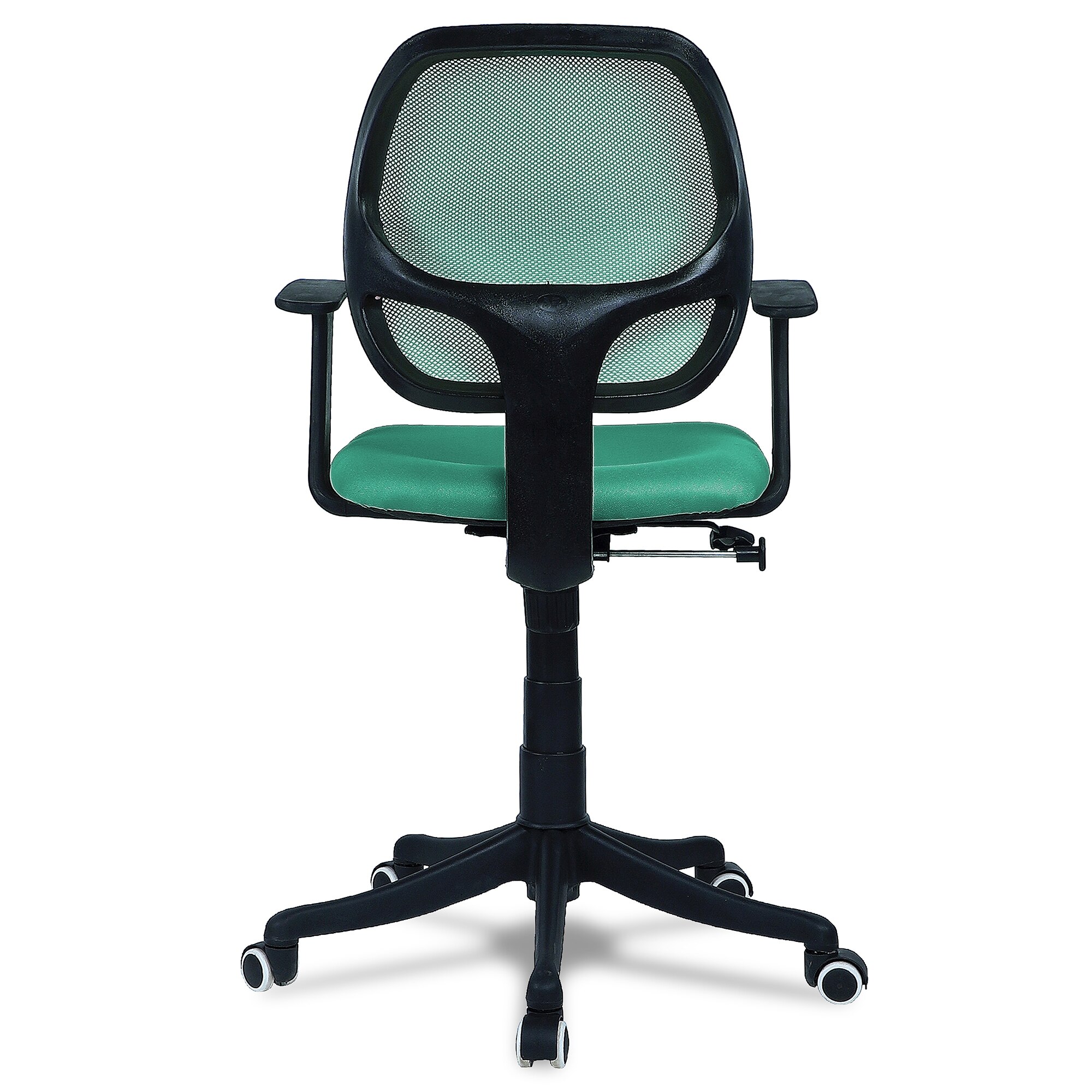 Jaazza Low Back Ergonomic Chair in Dark Green Colour