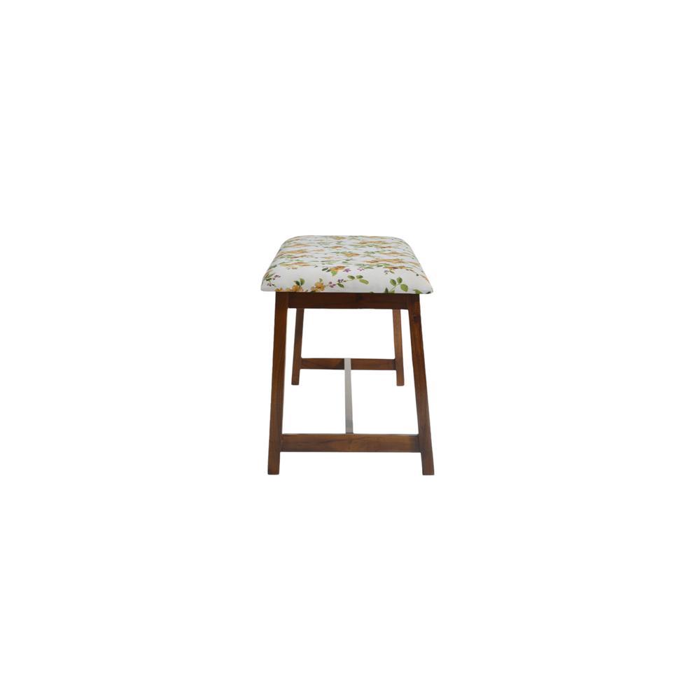 Euthenia Solid Wood Bench In Provincial Teak Finish