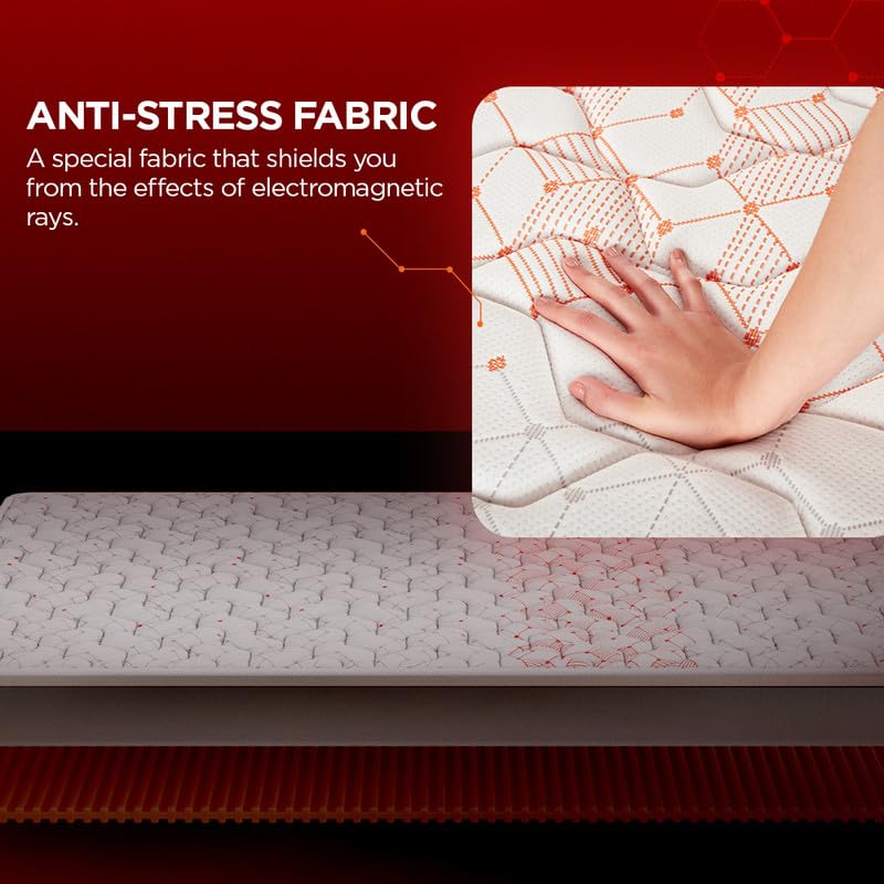 Propel Plus 3 Zoned NRG Layer Medium Firm Pocket Spring Mattress with Zero Motion Transfer & Euro Top (78 x 72 in, 8 Inches)