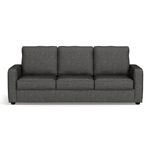 Apollo Sofa Set (Colour : Steel Grey, Cushion : Hard, Back Type : High Back, Seater : 3+1+1)