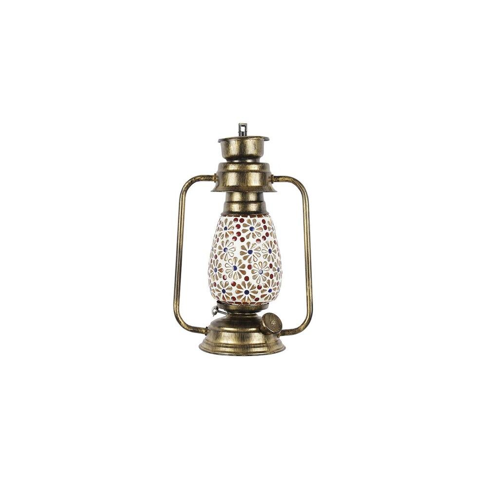 Gwendolyn Multicolor Metal Wall Mounted Lantern Lamp