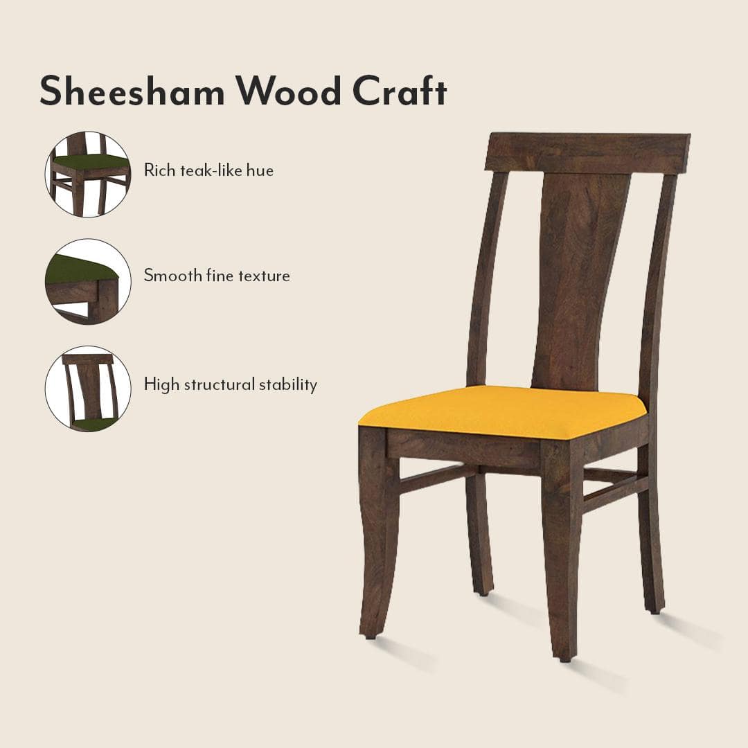 Brighton Square 4 Seater Dining Table With Fabio Dining Chair Set