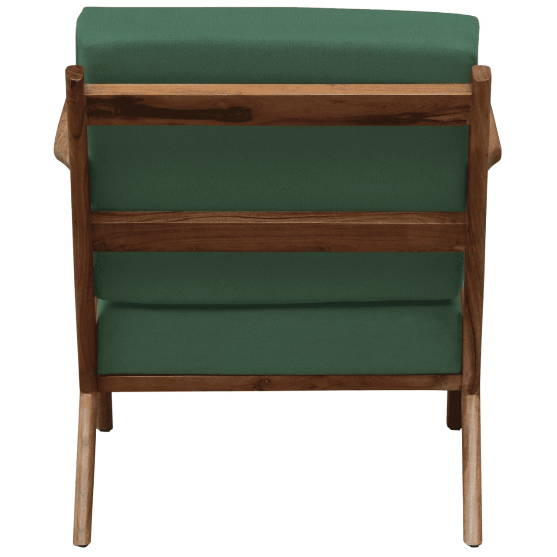 Zesta Green Fabric Accent Chair