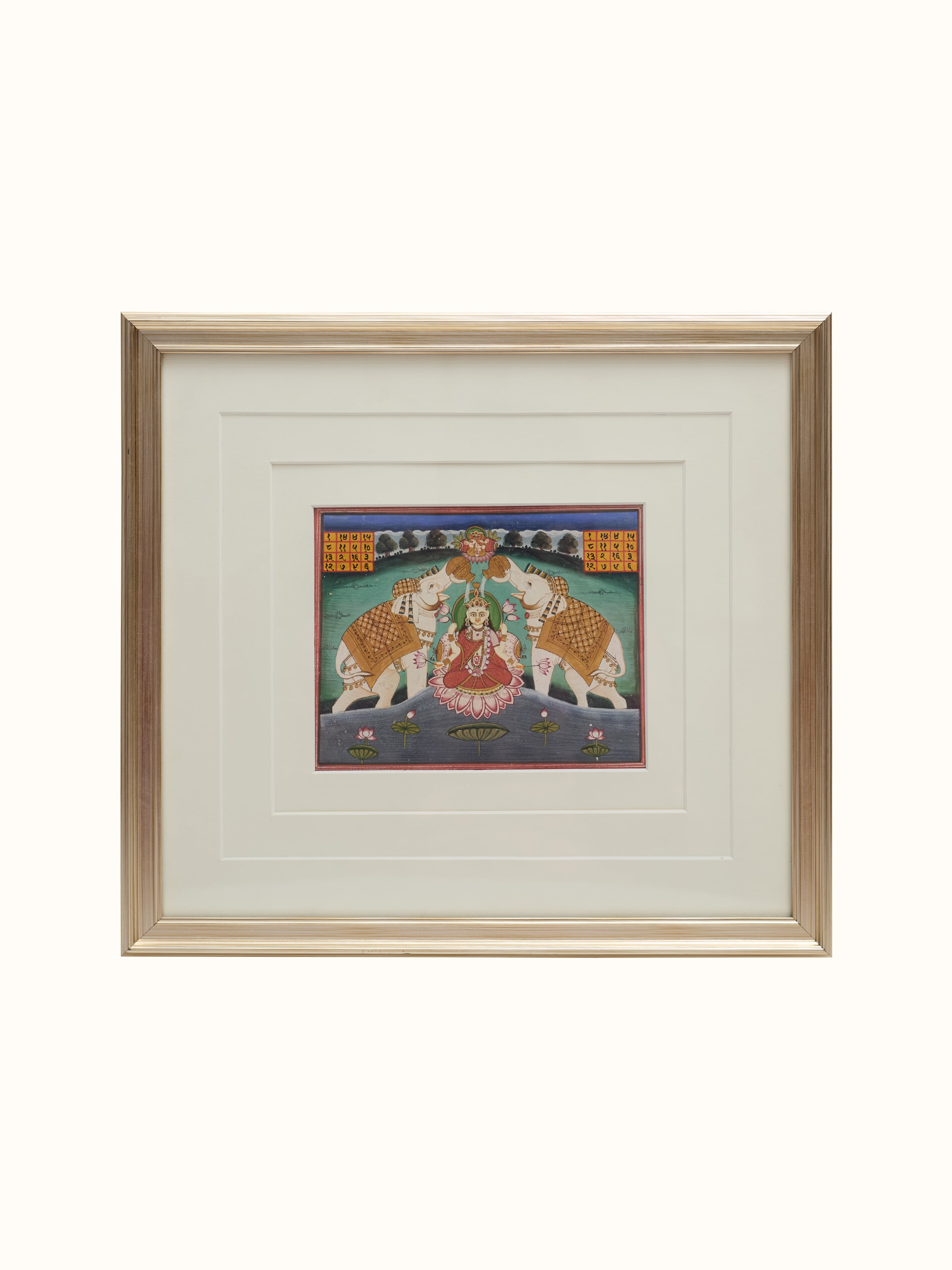 Laxmi Ji Miniature Painting