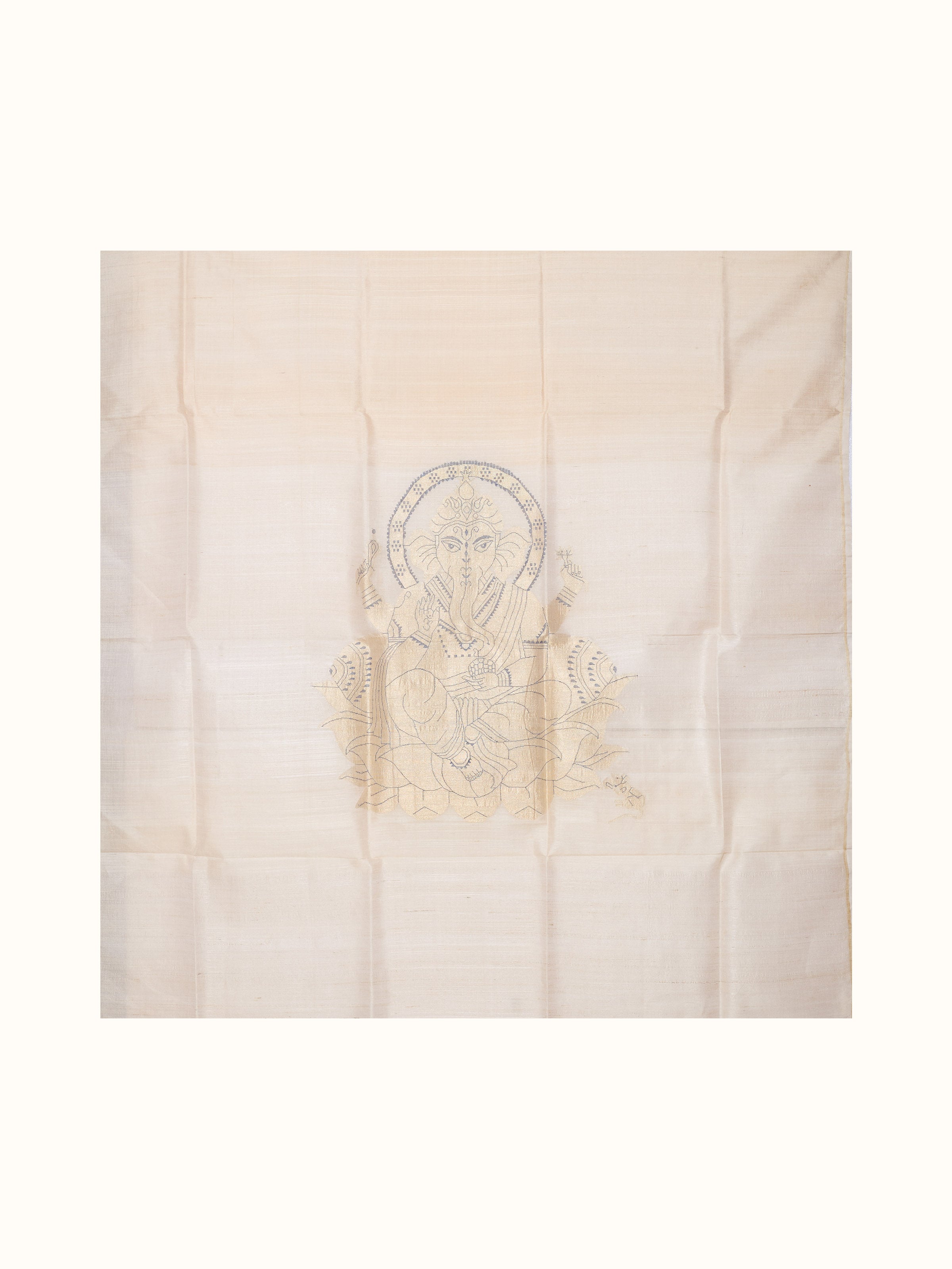 Sri Ganesha Jamdani Wall Hanging
