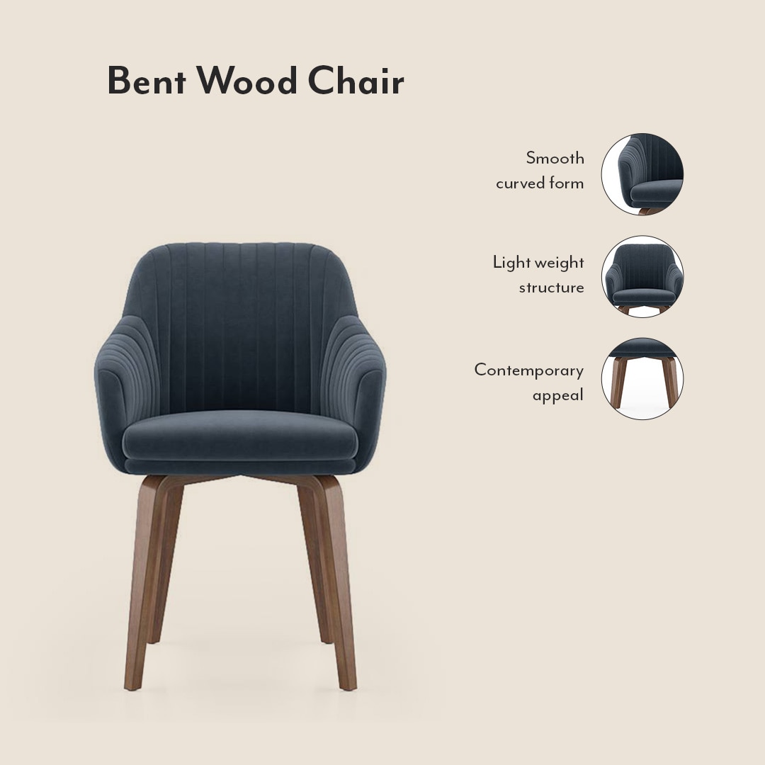 Atlas Solid Wood 4 Seater Dining Table With Rochelle Lounge Chairs