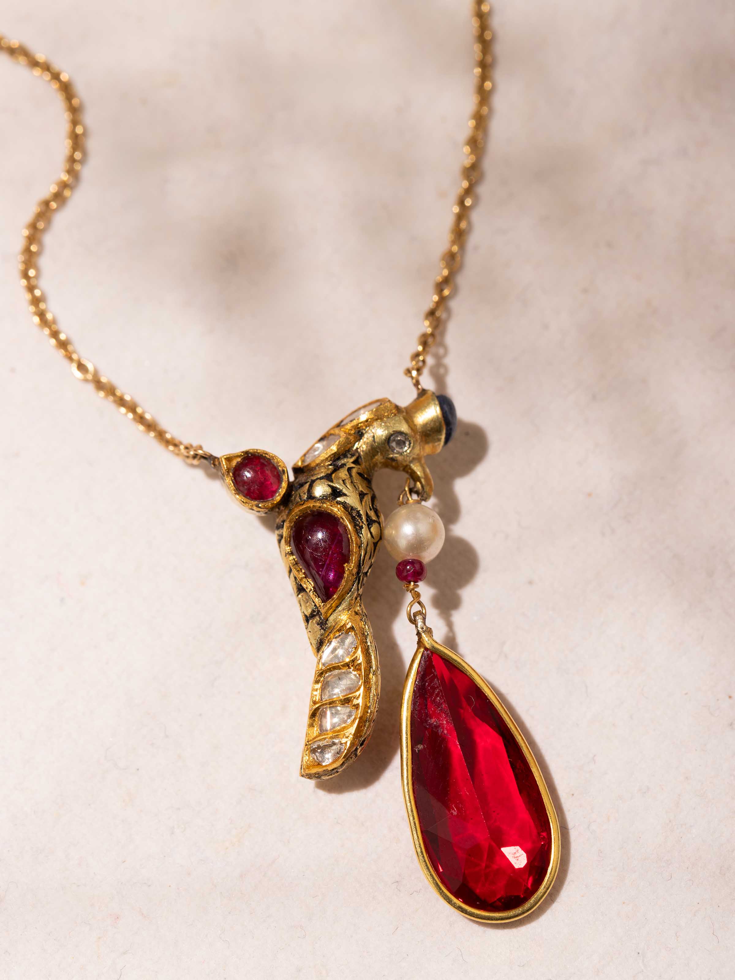 Partash 18 Karat Gold Pendant & Chain