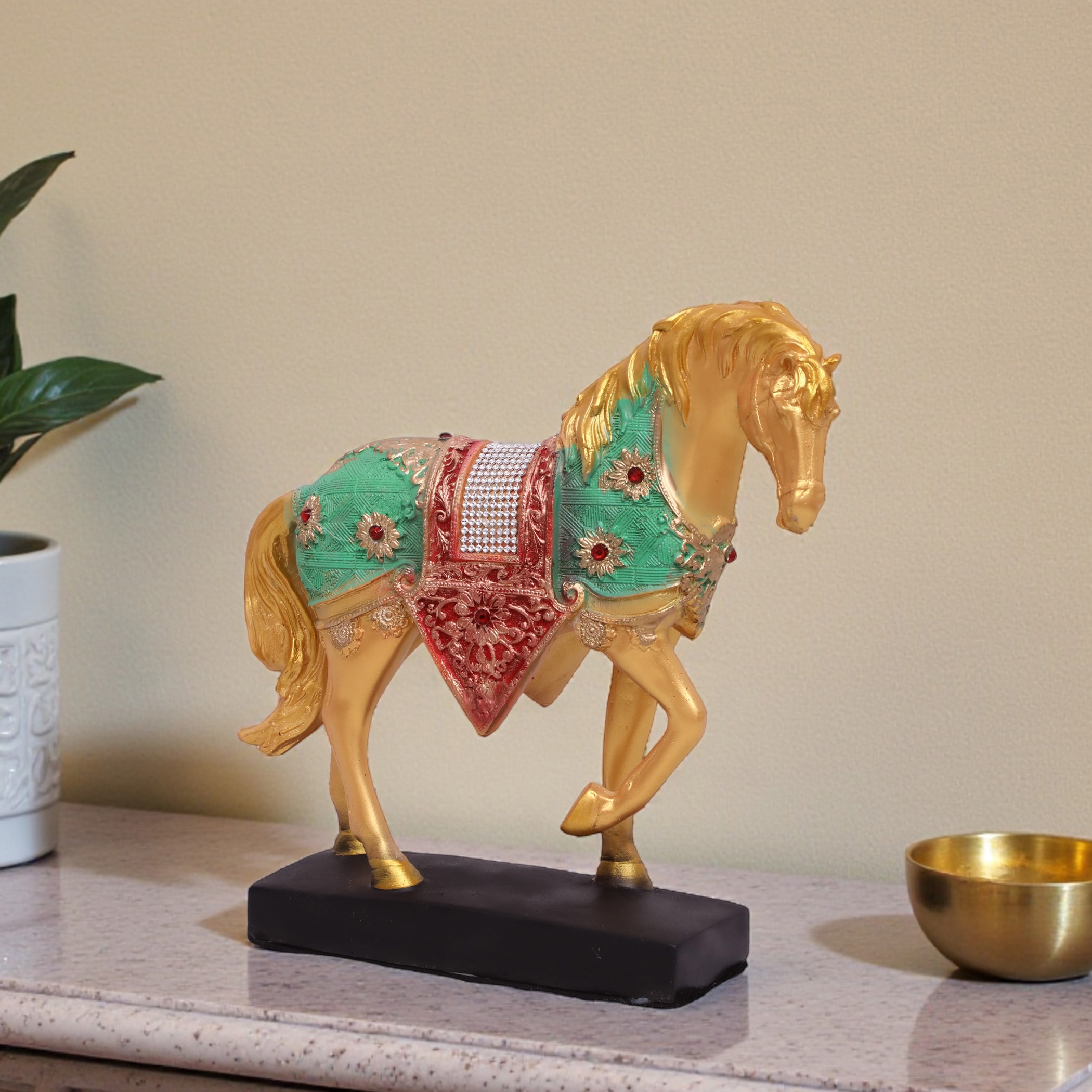 VEDAS Polyresin  Figurine in Gold Colour - Vedas