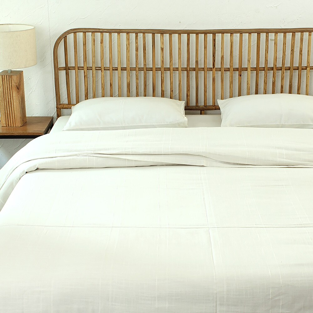 Herringbone 1 Double Duvet Cover with Beige colour