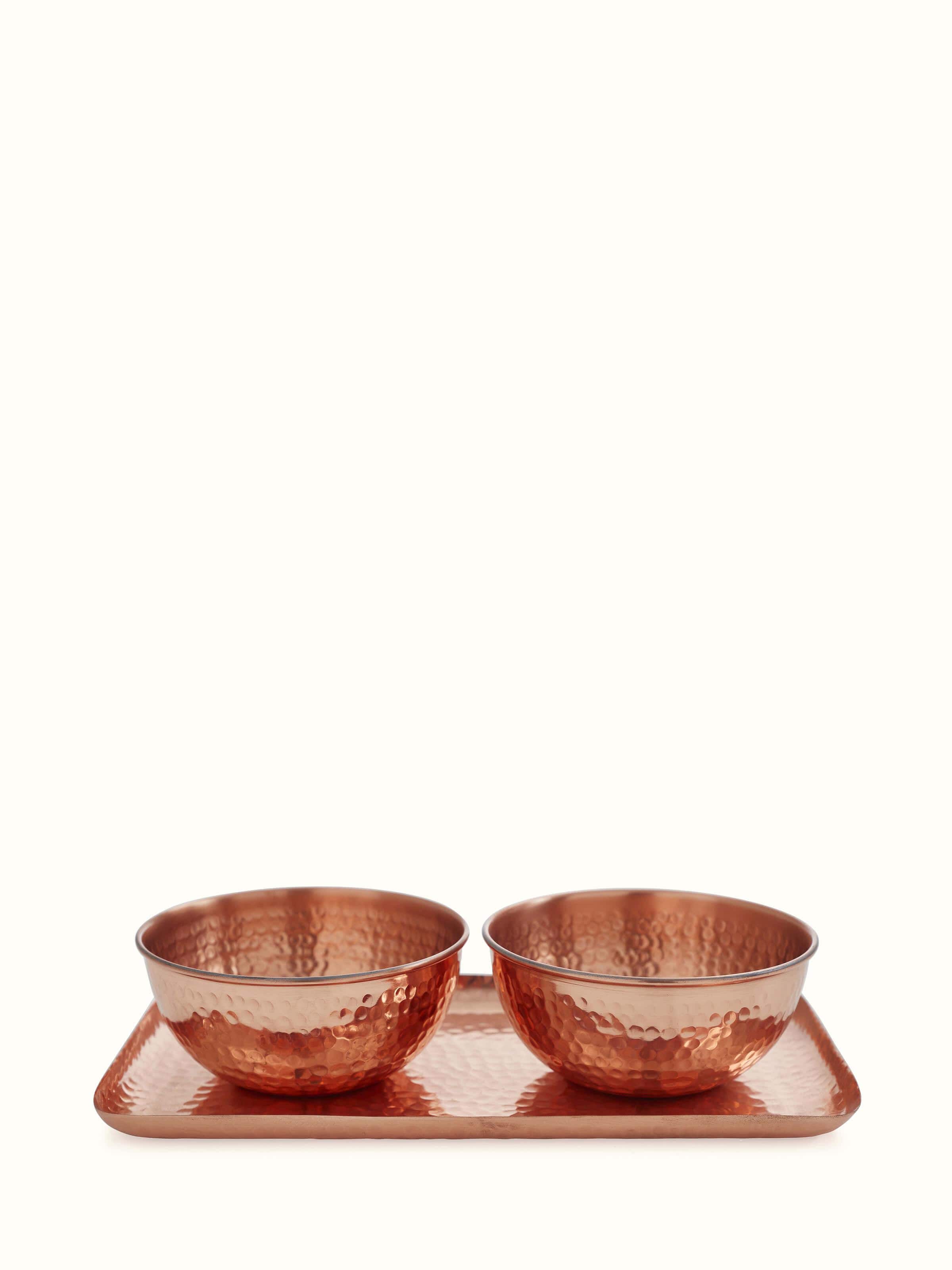 Copper Condiment Containter Set (2 Pcs)