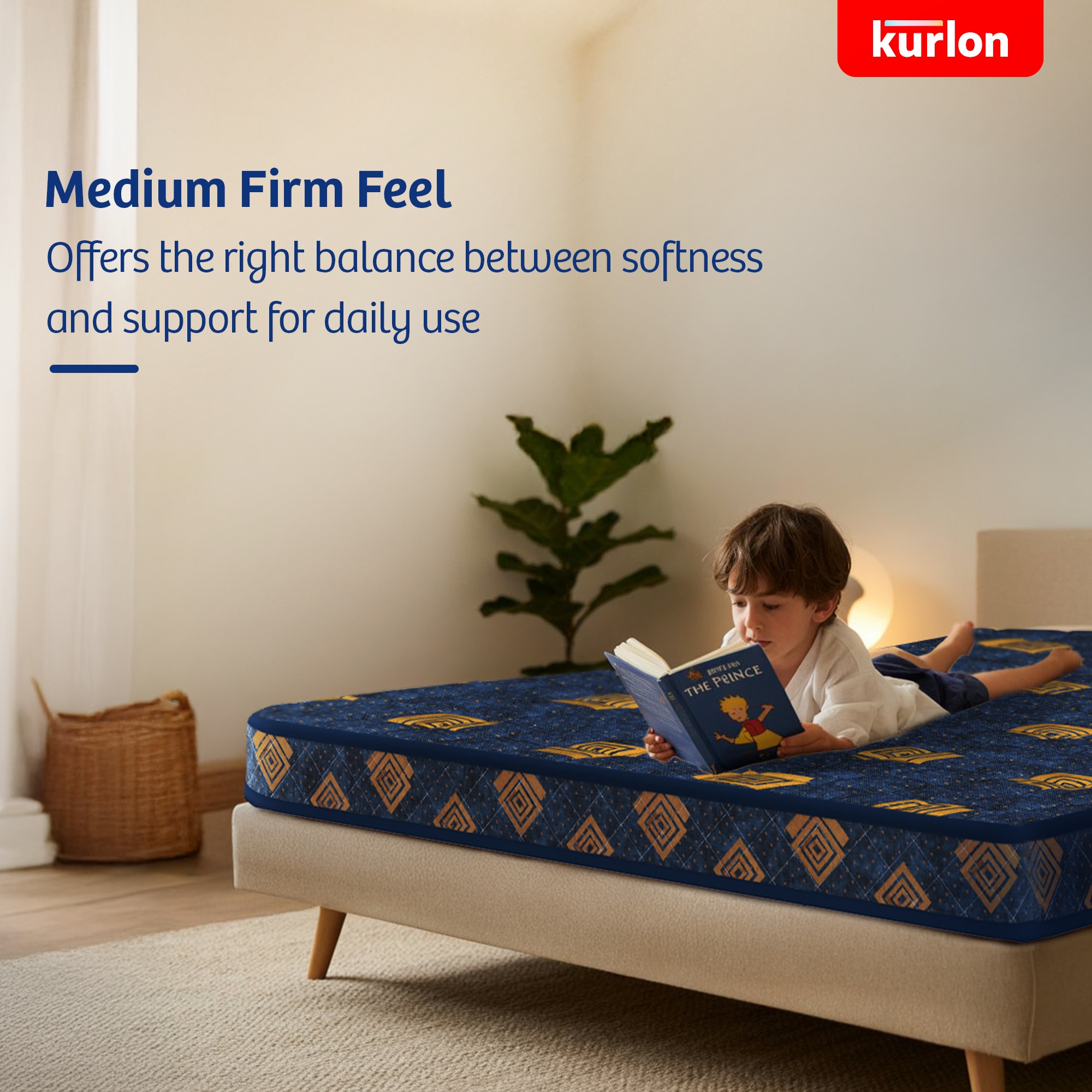 KURLON Easystar Mattress 4 inch Queen PU Foam Mattress (L x W: 72 inch x 60 inch)