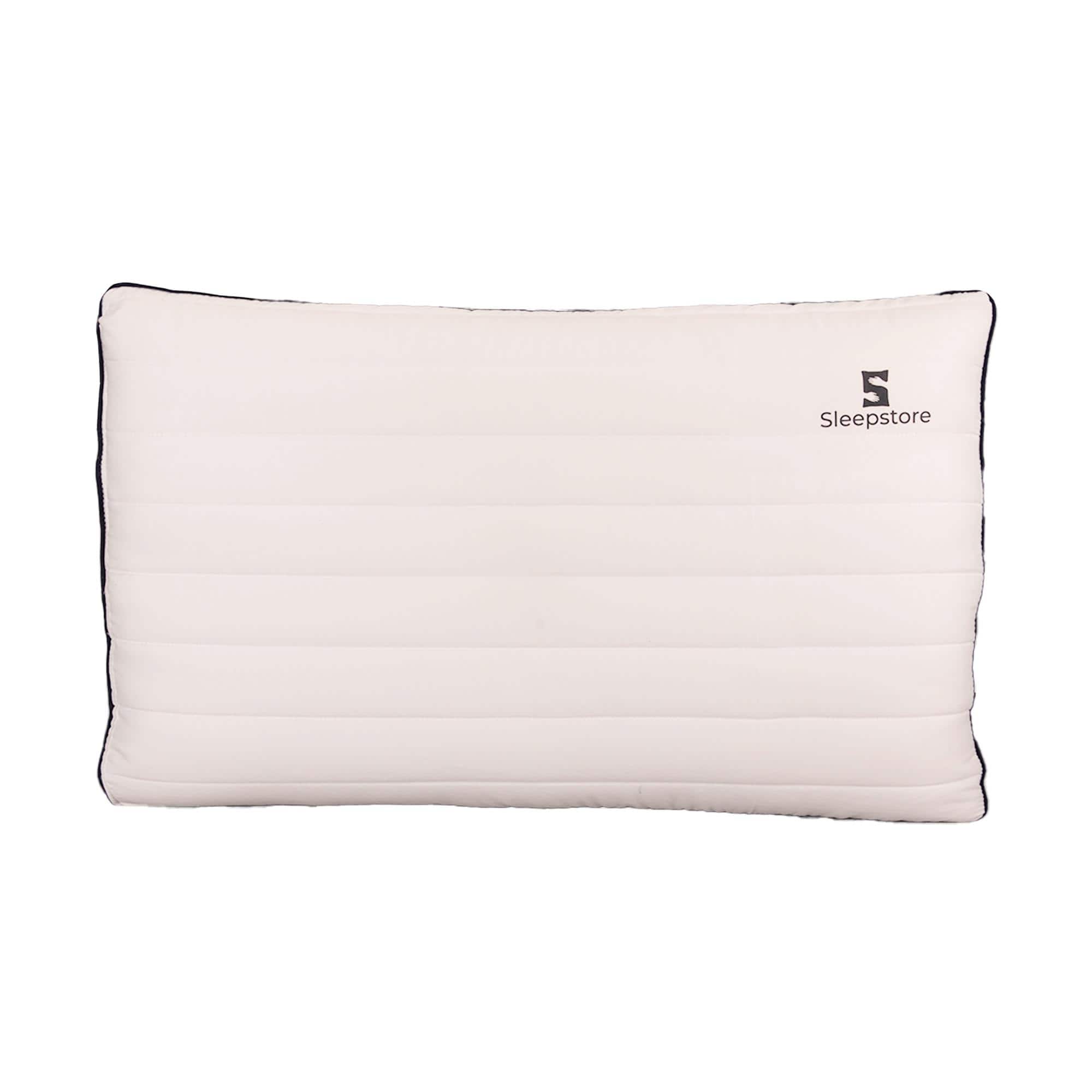 Granules Quilted Slim Pillow for Neck Support 27 X 18 Inches