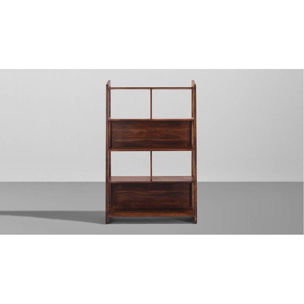 Wordle Solid Sheesham Wood Book Shelf 4 Shelves Provincial Teak Finish Set of 1