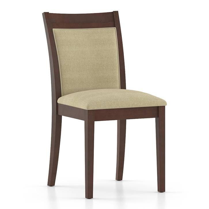 Dalla Solid Wood Dining Chair Set Of 2 In Beige Colour